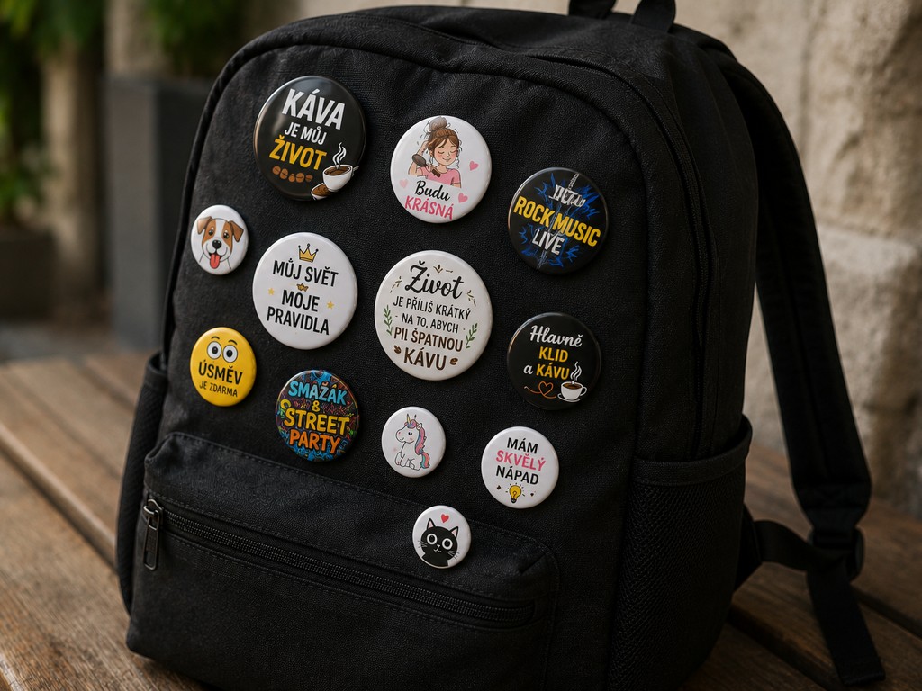 Placky s osobními motivy jako drobný dárek